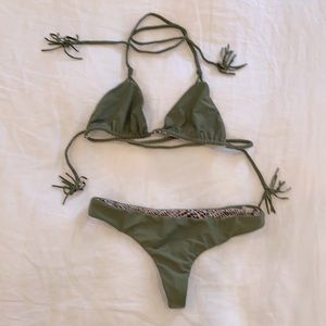 Acacia Braided Halter Bikini Set